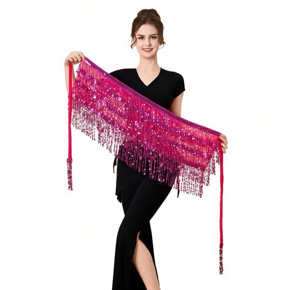Chain Tassel Belly Dance Skirt Sequins Decoration Waist Scarf Dancer Skirt Performance Costume рожевий червоний колір
Chain Tassel Belly Dance Skirt Sequins Decoration Waist Scarf Dancer Skirt Performance Costume рожевий червоний колір