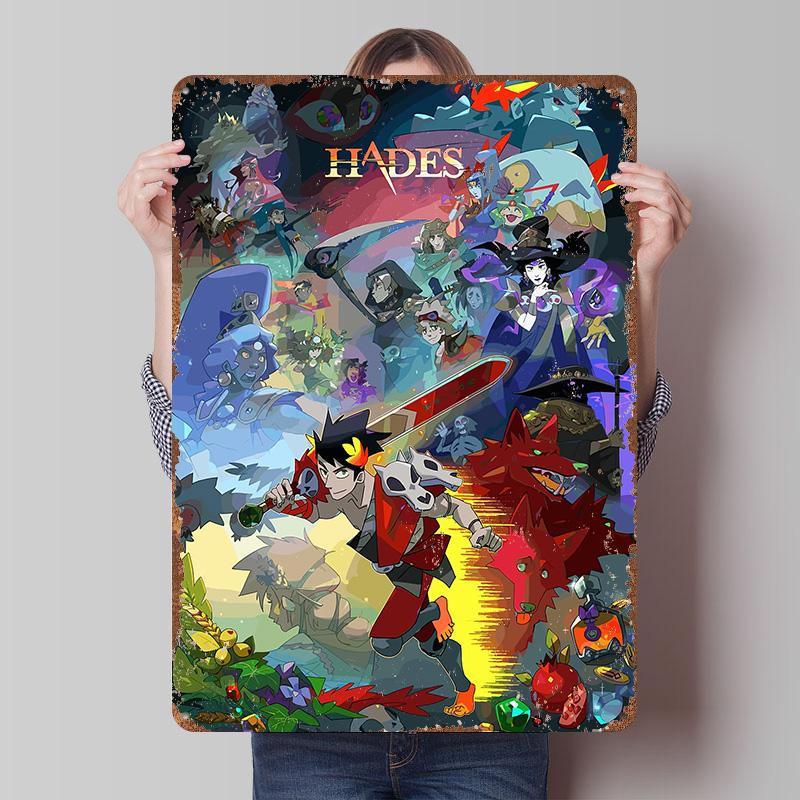 Hades Game Character Collage Tinplate Poster Customized Wall Art Vintage Retro Metal Signs for Apartment Decoration Room Decor 7.9x11.8In(20x30cm)
Hades Game Character Collage Tinplate Poster Customized Wall Art Vintage Retro Metal Signs for Apartment Decoration Room Decor 7.9x11.8In(20x30cm)