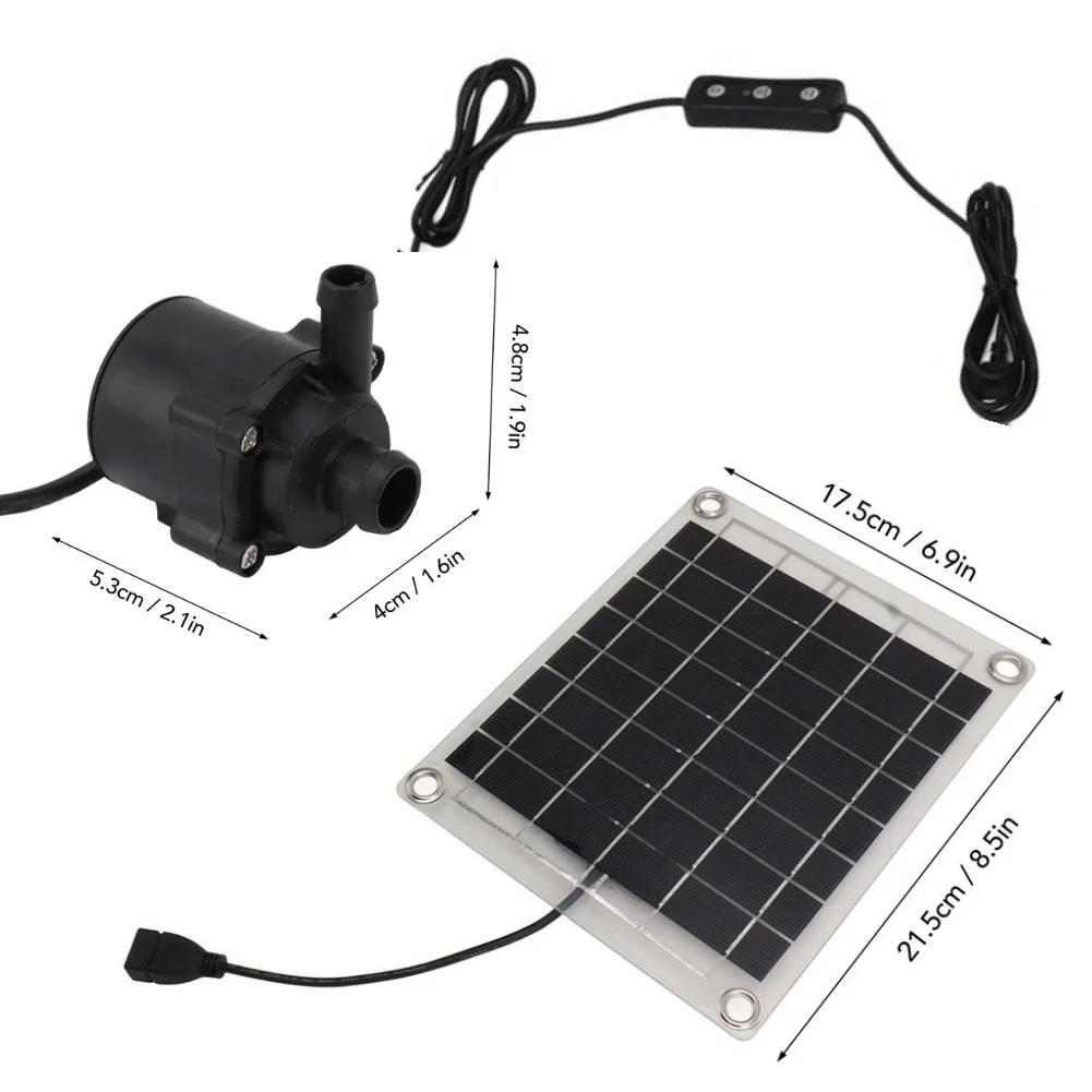 10-50W Solar Water Pump Garden Decoration Mini Water Pump Watering System Solar Panel Pump with Adjustment Switch Kits for Pond
10-50W Solar Water Pump Garden Decoration Mini Water Pump Watering System Solar Panel Pump with Adjustment Switch Kits for Pond