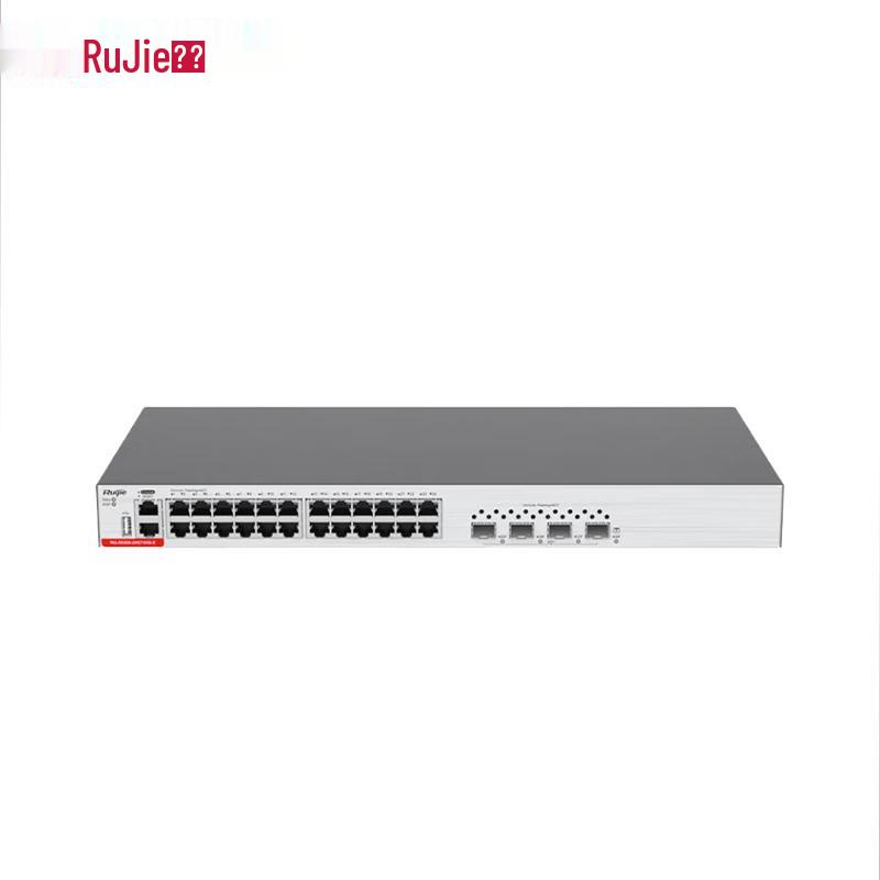 Ruijie RG-S5300-24GT4XS-E Layer 3 Managed Gigabit/10G Switch
Ruijie RG-S5300-24GT4XS-E Layer 3 Managed Gigabit/10G Switch