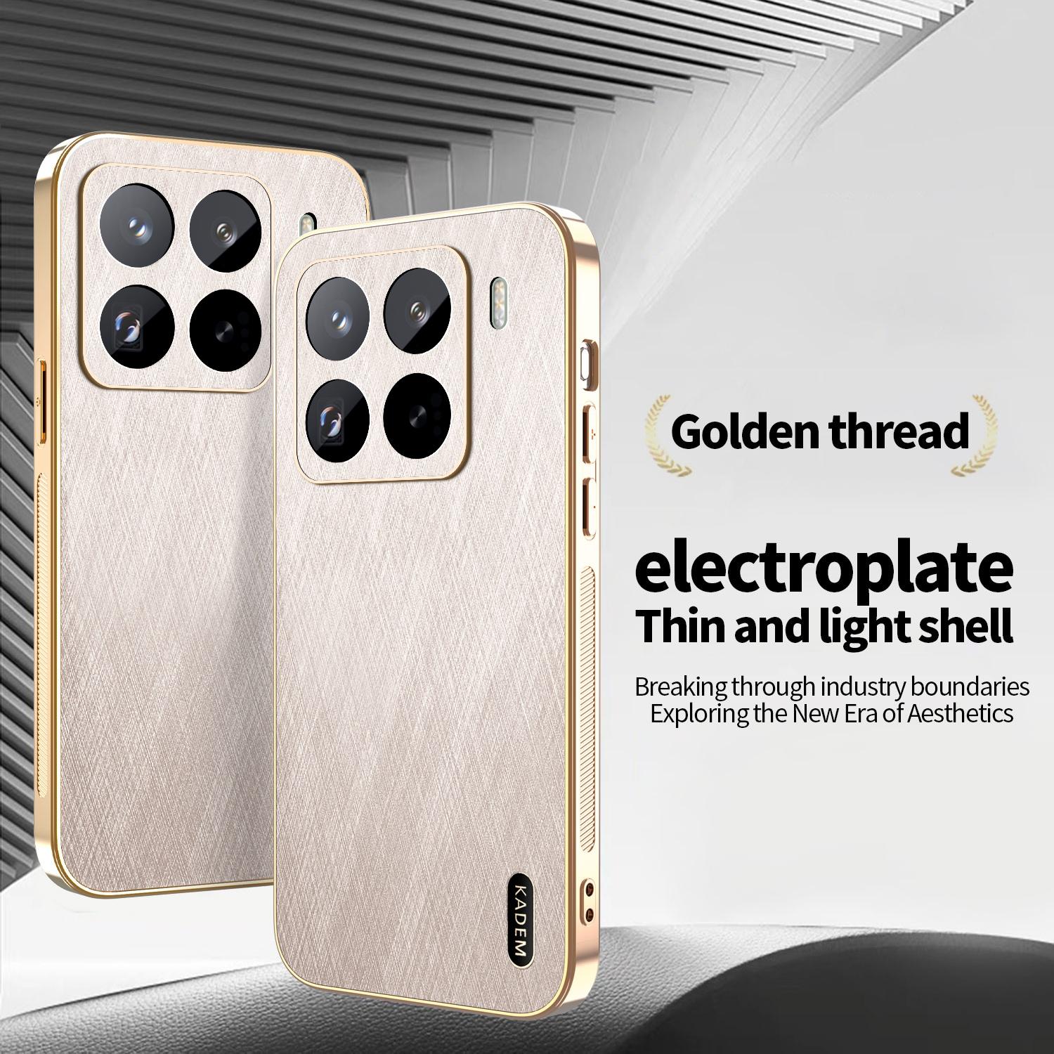 KADEM For Xiaomi 15 Pro Case Electroplating Silk Texture PU+TPU Phone Back Cover Green
KADEM For Xiaomi 15 Pro Case Electroplating Silk Texture PU+TPU Phone Back Cover Green