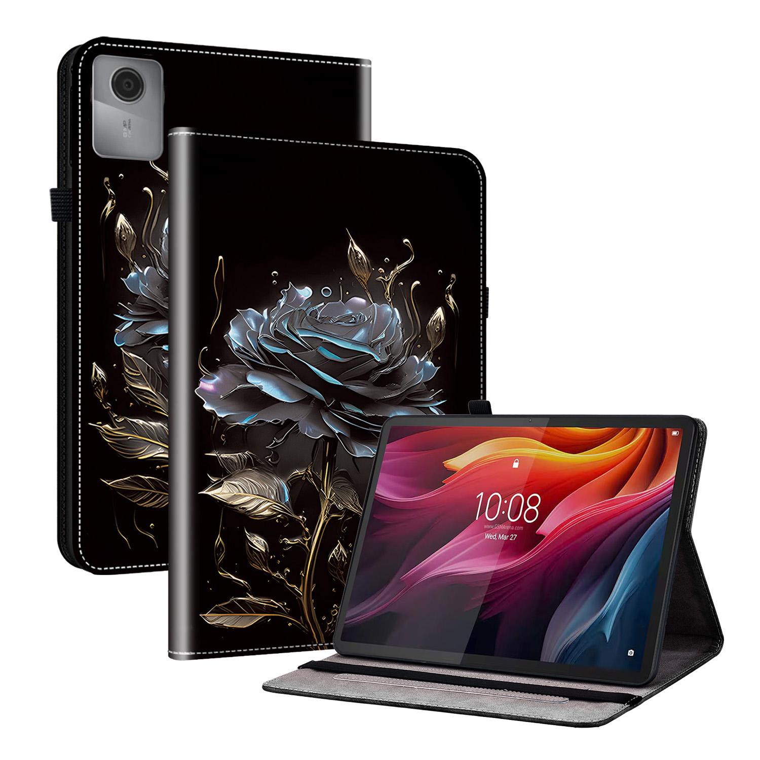 For Lenovo Idea Tab (TB336ZU/TB336FU)/Xiaoxin Pad 11 2025 Leather Case Pattern Printed Stand Tablet Cover with Card Slots Black Rose
For Lenovo Idea Tab (TB336ZU/TB336FU)/Xiaoxin Pad 11 2025 Leather Case Pattern Printed Stand Tablet Cover with Card Slots Black Rose