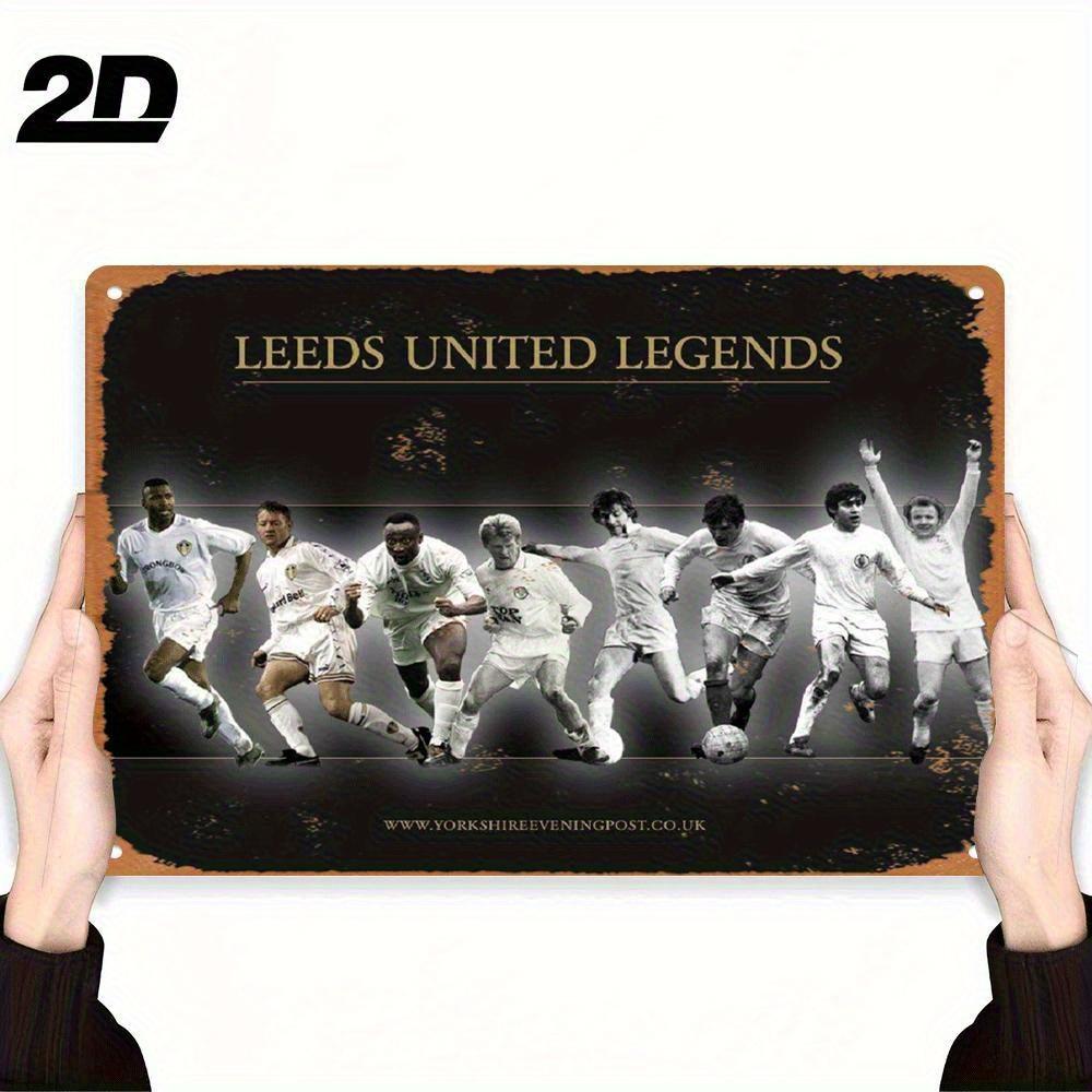Leeds United Legends Vintage Metal Wall Decor Black White Retro Football Team Signs Featuring Yorkshire Evening Post H aluminum 20x30cm
Leeds United Legends Vintage Metal Wall Decor Black White Retro Football Team Signs Featuring Yorkshire Evening Post H aluminum 20x30cm