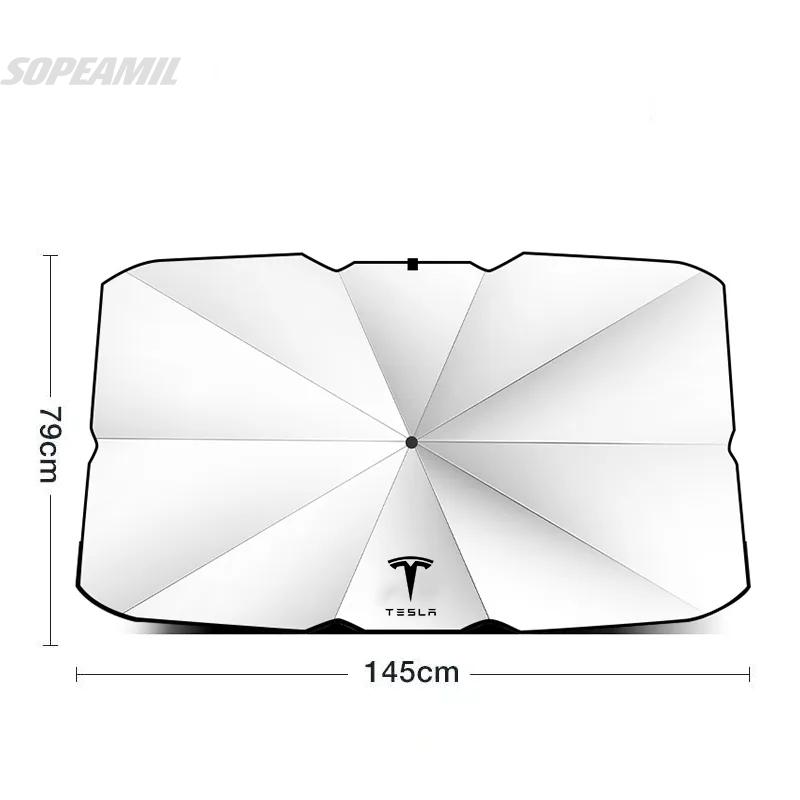 Car Front Windshield Sunshade UV Sun Protection Umbrella Shade For Tesla Model 3 Model Y Model S Model X Roadster Accessories
Car Front Windshield Sunshade UV Sun Protection Umbrella Shade For Tesla Model 3 Model Y Model S Model X Roadster Accessories