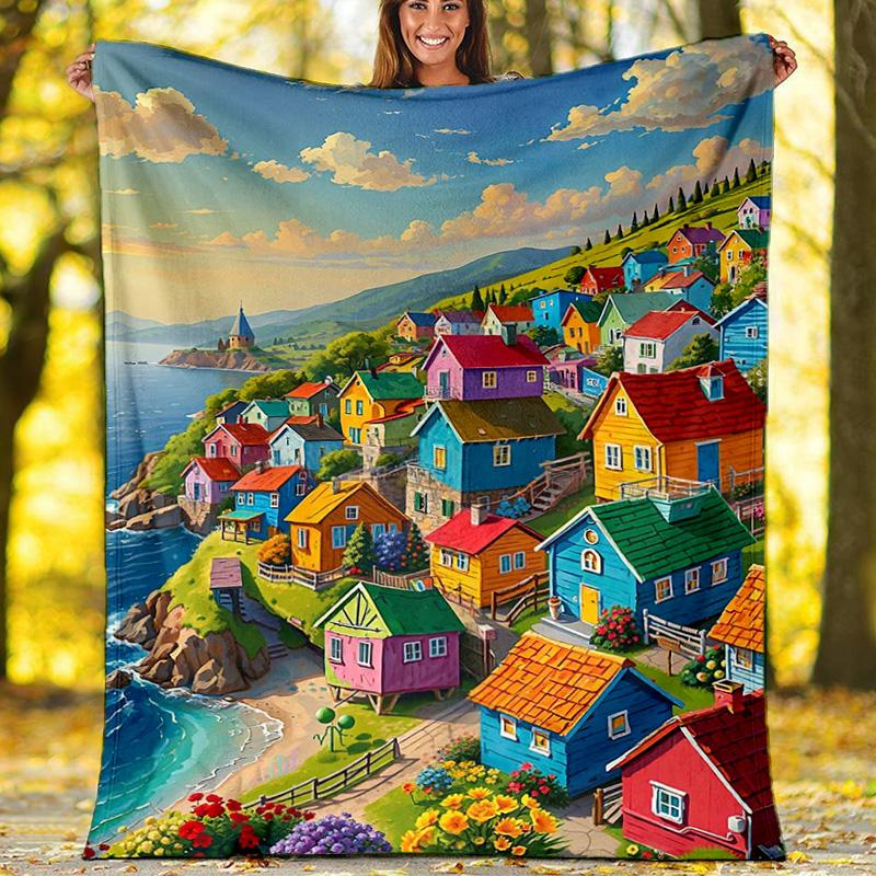 Japanese Ancient Street Night Scenery Fleece Printed Flannel Blanket, Warm Soft Throw Sofa Bed Blanket 80cm x 120cm
Japanese Ancient Street Night Scenery Fleece Printed Flannel Blanket, Warm Soft Throw Sofa Bed Blanket 80cm x 120cm