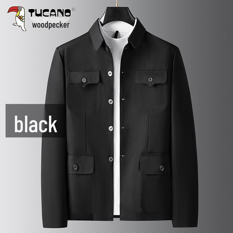 Чоловічий костюм Чжуншань Woodpecker: Високоякісний весняно-осінній стиль для чоловіків середнього віку та літніх батьків і дідусів. 4XL for 80-88kg
Чоловічий костюм Чжуншань Woodpecker: Високоякісний весняно-осінній стиль для чоловіків середнього віку та літніх батьків і дідусів. 4XL for 80-88kg