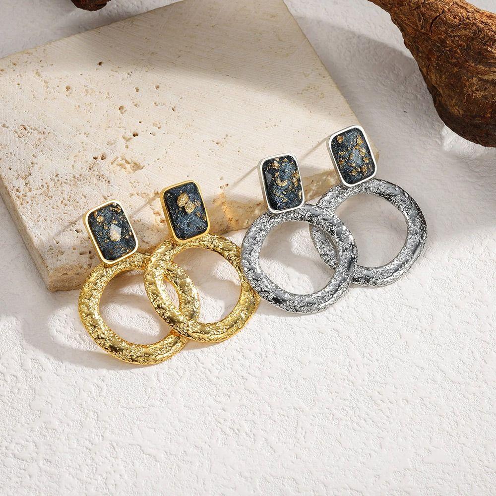 Irregular Surface Design Women s Earrings Charming Textured Round Hoop Earrings Party Style 1-Silver
Irregular Surface Design Women s Earrings Charming Textured Round Hoop Earrings Party Style 1-Silver