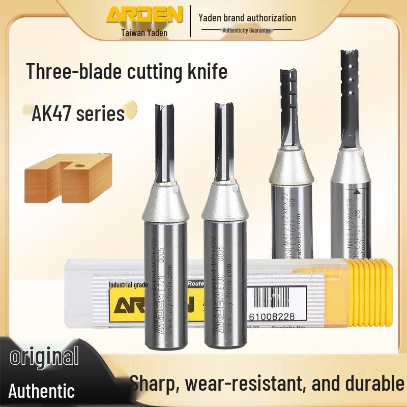 Yaden TCT Triple-Blade Rip Saw Woodworking Milling Cutter - High-Speed Chip Breaking AK47 Universal Blanking. Universal 1/2*6*20 (Limited Offer)
Yaden TCT Triple-Blade Rip Saw Woodworking Milling Cutter - High-Speed Chip Breaking AK47 Universal Blanking. Universal 1/2*6*20 (Limited Offer)