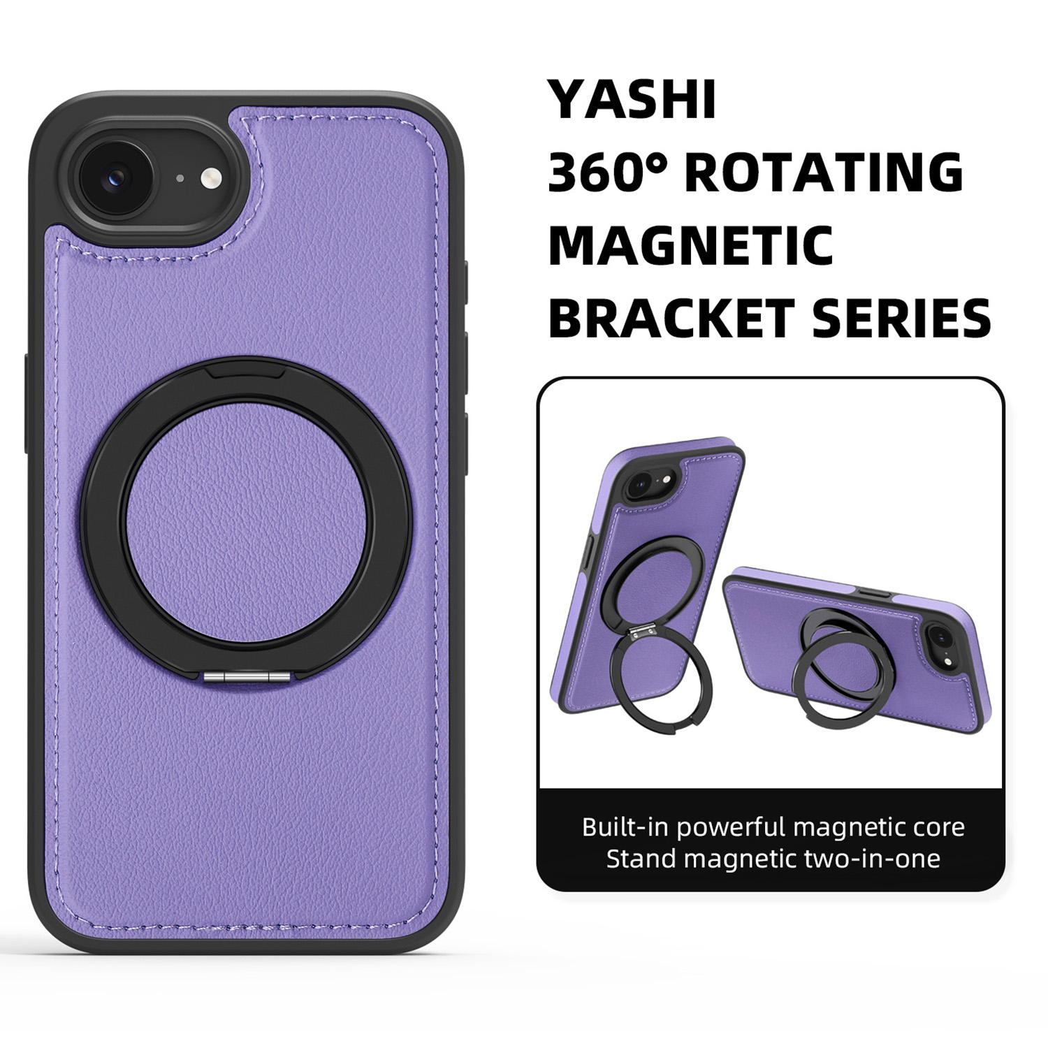 For iPhone 16e Magnetic Case Rotate Ring Kickstand PU Leather+PC+TPU Back Cover Brown
For iPhone 16e Magnetic Case Rotate Ring Kickstand PU Leather+PC+TPU Back Cover Brown