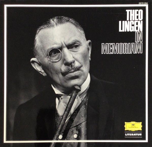 LP Record THEO LINGEN In Memoriam 2570204 Deutsche Grammo 1978 Germany Soundtracks Musicals Used
LP Record THEO LINGEN In Memoriam 2570204 Deutsche Grammo 1978 Germany Soundtracks Musicals Used
