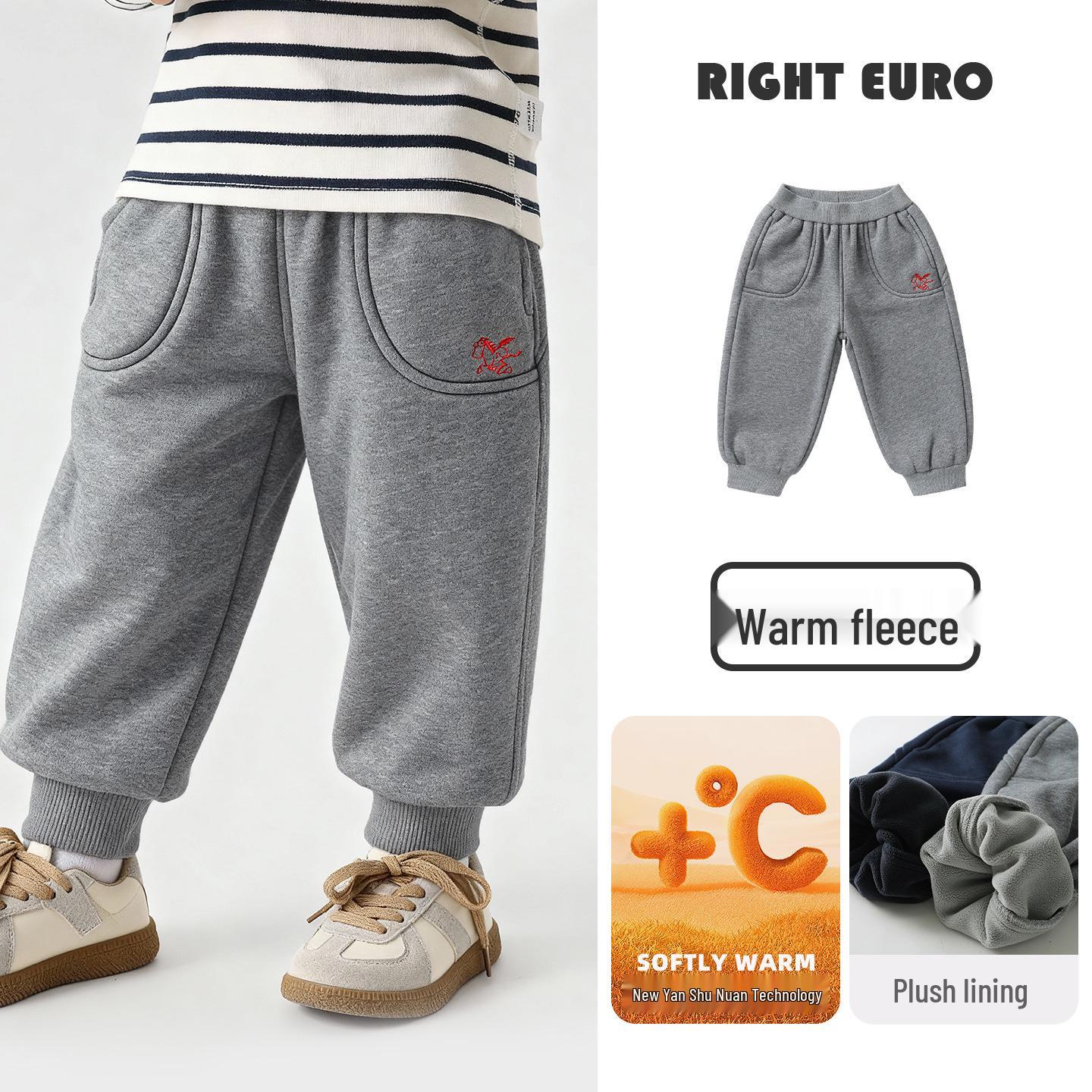 European Boys Fleece-Lined Long Pants - 2025 Autumn/Winter Style, New Year Kids Winter Sweatpants. 110 cm хізер сірий колір
European Boys Fleece-Lined Long Pants - 2025 Autumn/Winter Style, New Year Kids Winter Sweatpants. 110 cm хізер сірий колір