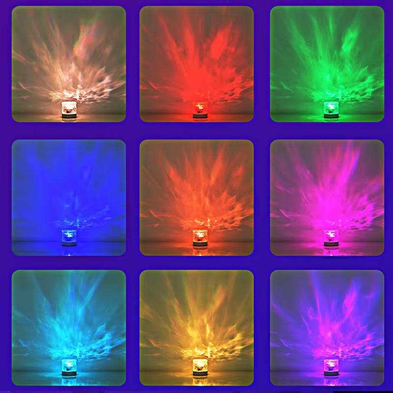 Вращающийся узор из волн воды Ночной светильник Креативный светильник в виде пламени для изголовья кровати Романтический подарок Проекционный светильник со звездным небом 16-color
Вращающийся узор из волн воды Ночной светильник Креативный светильник в виде пламени для изголовья кровати Романтический подарок Проекционный светильник со звездным небом 16-color
