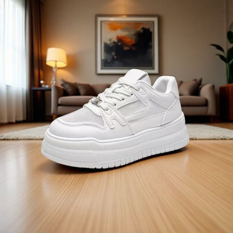 Leather thick-soled mesh breathable summer new lightweight height-increasing sports and leisure board shoes 35【foot length 22.5cm】 белый
Leather thick-soled mesh breathable summer new lightweight height-increasing sports and leisure board shoes 35【foot length 22.5cm】 белый