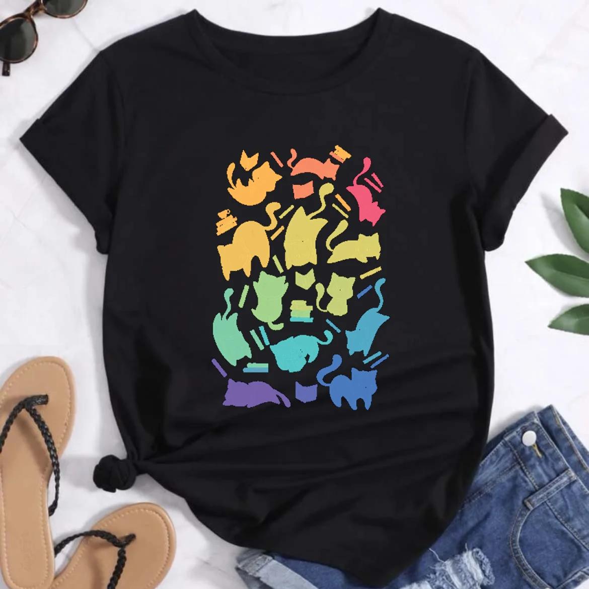 Повседневная винтажная милая стильная повседневная женская футболка Harajuku, новый стиль, с коротким рукавом, с принтом черепа, модная одежда с узором, футболка, топы унисекс 3XL
Повседневная винтажная милая стильная повседневная женская футболка Harajuku, новый стиль, с коротким рукавом, с принтом черепа, модная одежда с узором, футболка, топы унисекс 3XL