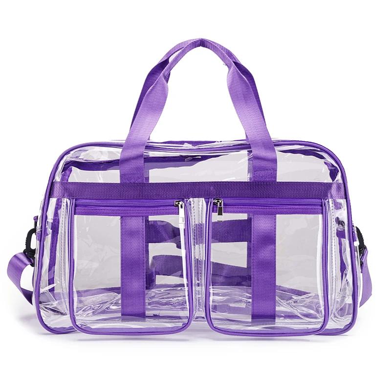 New Zipper Large Capacity Solid Color PVC Travel Bags Hot Sale Simple Causal Personality Super Cool Crossbody Bags for Women фіолетовий
New Zipper Large Capacity Solid Color PVC Travel Bags Hot Sale Simple Causal Personality Super Cool Crossbody Bags for Women фіолетовий