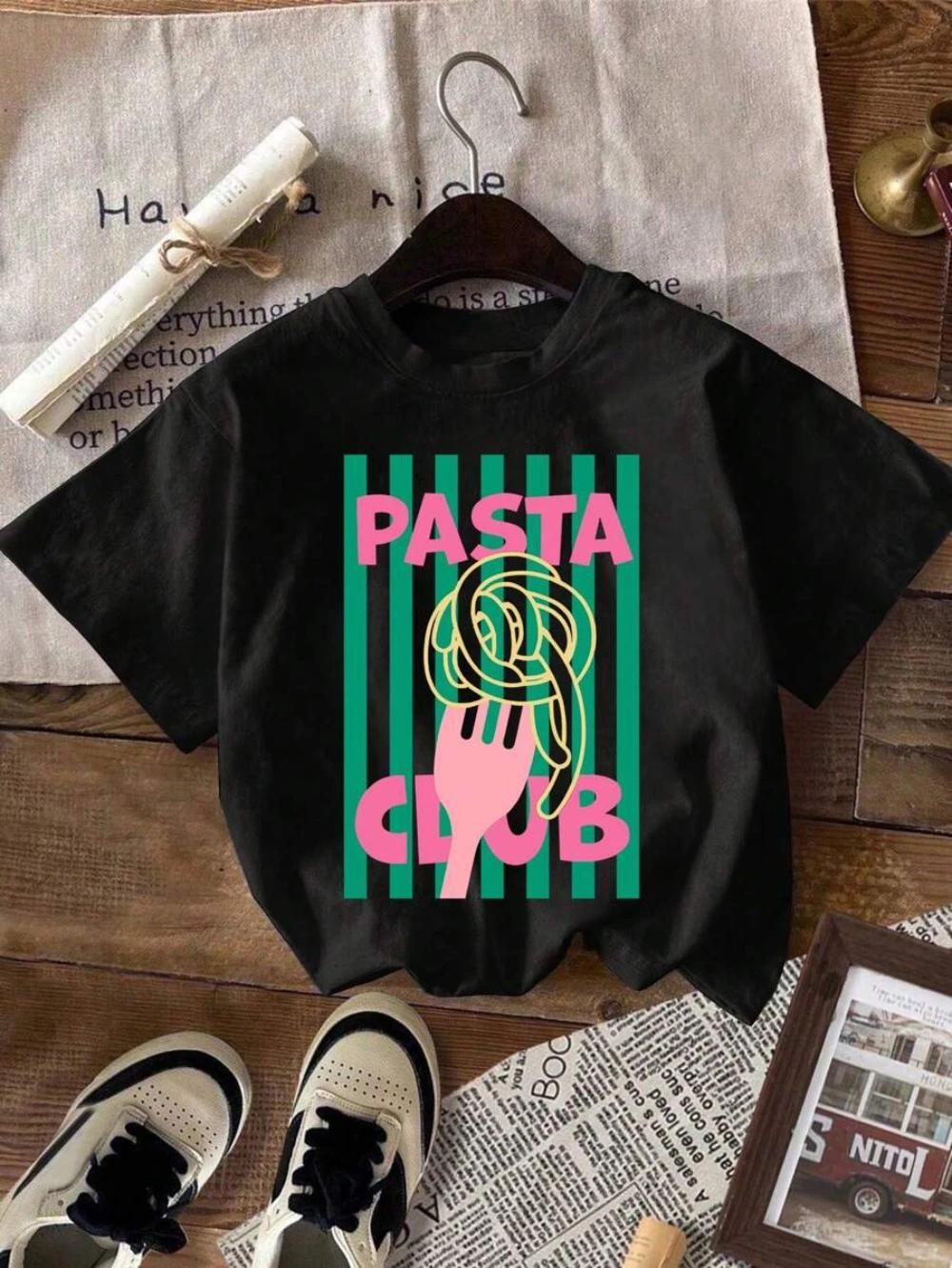 Pasta Club Graphic T-Shirt Fashion Funny Round Neck T-shirt Women s Clothes Casual Clothing Y2k Top S
Pasta Club Graphic T-Shirt Fashion Funny Round Neck T-shirt Women s Clothes Casual Clothing Y2k Top S