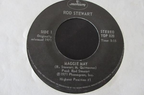 7inch Record ROD STEWART - Maggie May TOP020 MERCURY 1971 Canada Rock Used
7inch Record ROD STEWART - Maggie May TOP020 MERCURY 1971 Canada Rock Used