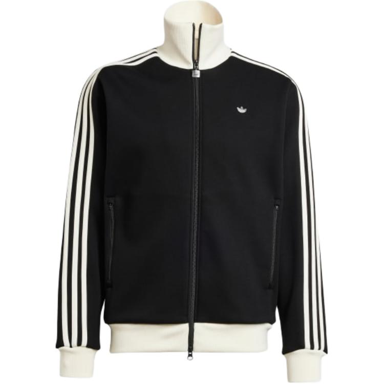 Adidas Оригинальная спортивная куртка унисекс с длинным рукавом в полоску в стиле ретро с воротником-стойкой, черная JC6353 XS
Adidas Оригинальная спортивная куртка унисекс с длинным рукавом в полоску в стиле ретро с воротником-стойкой, черная JC6353 XS