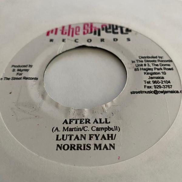 7inch Record LUTAN FYAH, NORRISMAN - After All NONE In The Streetz 2007 Jamaica Reggae, Ska & Dub Used
7inch Record LUTAN FYAH, NORRISMAN - After All NONE In The Streetz 2007 Jamaica Reggae, Ska & Dub Used