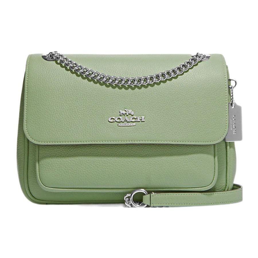 Coach Klare 26 Solid Color Logo Plaque Chain Flap Pebbled Leather Envelope Shoulder Bag Women shoulder bag Light-Green CC353-SVTY6 Basic Set (Bag+Dust Bag)
Coach Klare 26 Solid Color Logo Plaque Chain Flap Pebbled Leather Envelope Shoulder Bag Women shoulder bag Light-Green CC353-SVTY6 Basic Set (Bag+Dust Bag)