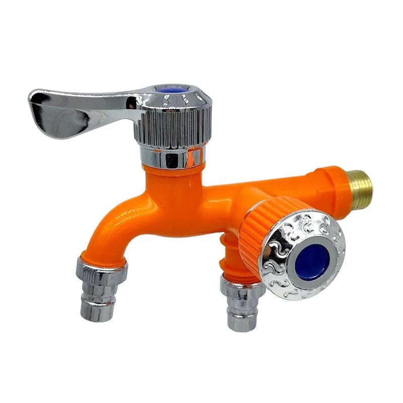 1/2 Universal Interface Faucet Double Outlet Dual Control Water Tap Home Bathroom Hose Irrigation Fitting Plastic Connector оранжевый
1/2 Universal Interface Faucet Double Outlet Dual Control Water Tap Home Bathroom Hose Irrigation Fitting Plastic Connector оранжевый