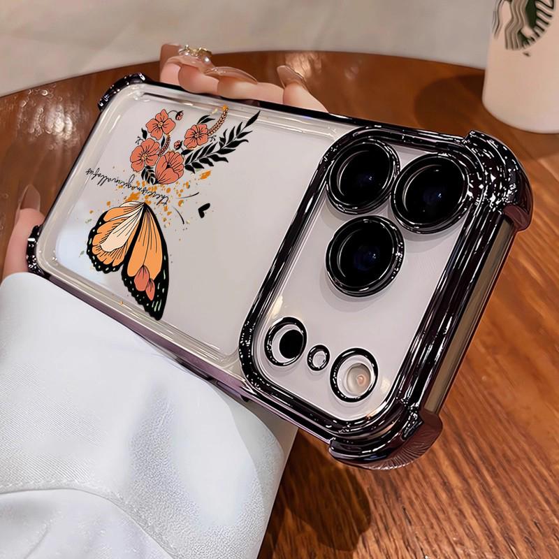 Floral and Butterfly Pattern Electroplated Phone Case For Samsung Galaxy S23 S24 S25 S26 Ultra S22 S21 Plus FE Shockproof Cover Galaxy S21 FE 5G
Floral and Butterfly Pattern Electroplated Phone Case For Samsung Galaxy S23 S24 S25 S26 Ultra S22 S21 Plus FE Shockproof Cover Galaxy S21 FE 5G