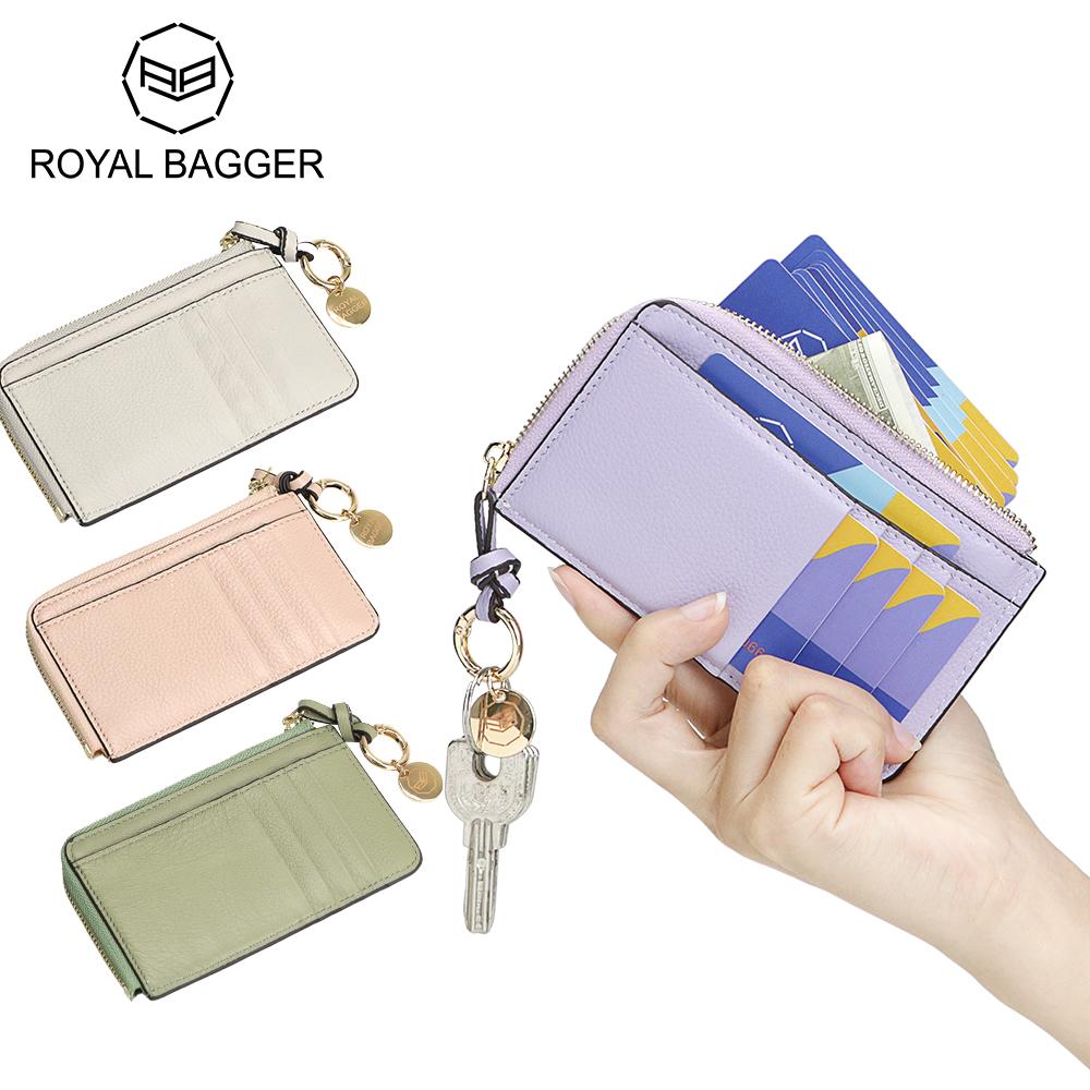 Тонкий держатель для карт Royal Bagger из натуральной кожи, однотонный кошелек для монет, модная сумка для ключей на молнии для женщин 1871 чёрный
Тонкий держатель для карт Royal Bagger из натуральной кожи, однотонный кошелек для монет, модная сумка для ключей на молнии для женщин 1871 чёрный