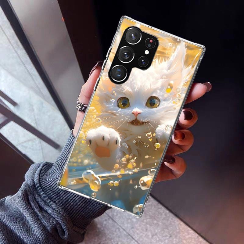Cartoon Cute Cat Fish Aesthetic Phone Case For Samsung Galaxy S26 S25 Edge S24 S23 Ultra S22 Plus S21 S20 FE Soft TPU Back Cover Samsung S24 Ultra
Cartoon Cute Cat Fish Aesthetic Phone Case For Samsung Galaxy S26 S25 Edge S24 S23 Ultra S22 Plus S21 S20 FE Soft TPU Back Cover Samsung S24 Ultra