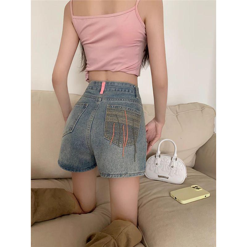 Лето 2025 Джинсовые шорты А-силуэта с высокой посадкой - Женские утягивающие широкие суперкороткие шорты Large светло-синий
Лето 2025 Джинсовые шорты А-силуэта с высокой посадкой - Женские утягивающие широкие суперкороткие шорты Large светло-синий