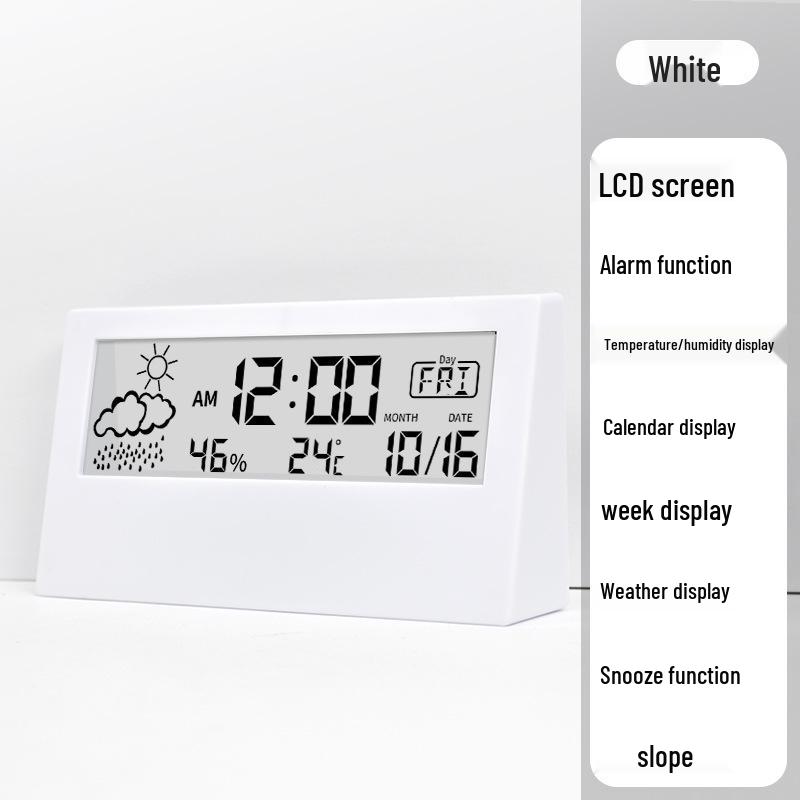 Multifunctional Silent LED Alarm Clock for Students with Large Transparent Display
Multifunctional Silent LED Alarm Clock for Students with Large Transparent Display