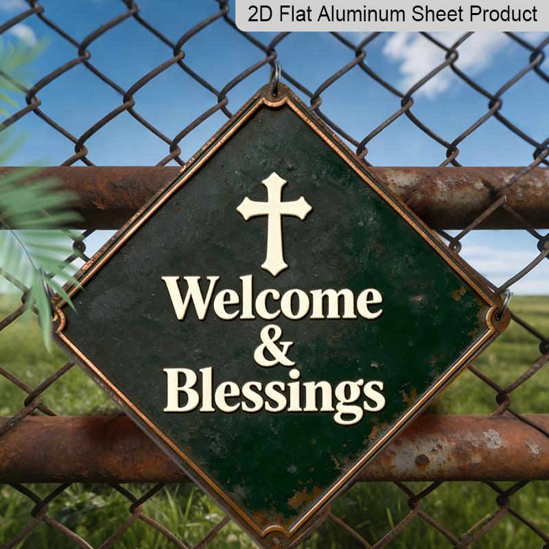 2D Flat - 1pc, Featuring A Cross Blessing Theme, Intended As A Home Decor Gift for Mothers, Vintage Metal Sign, Suitable for Decorating Living Rooms 20*20cm
2D Flat - 1pc, Featuring A Cross Blessing Theme, Intended As A Home Decor Gift for Mothers, Vintage Metal Sign, Suitable for Decorating Living Rooms 20*20cm