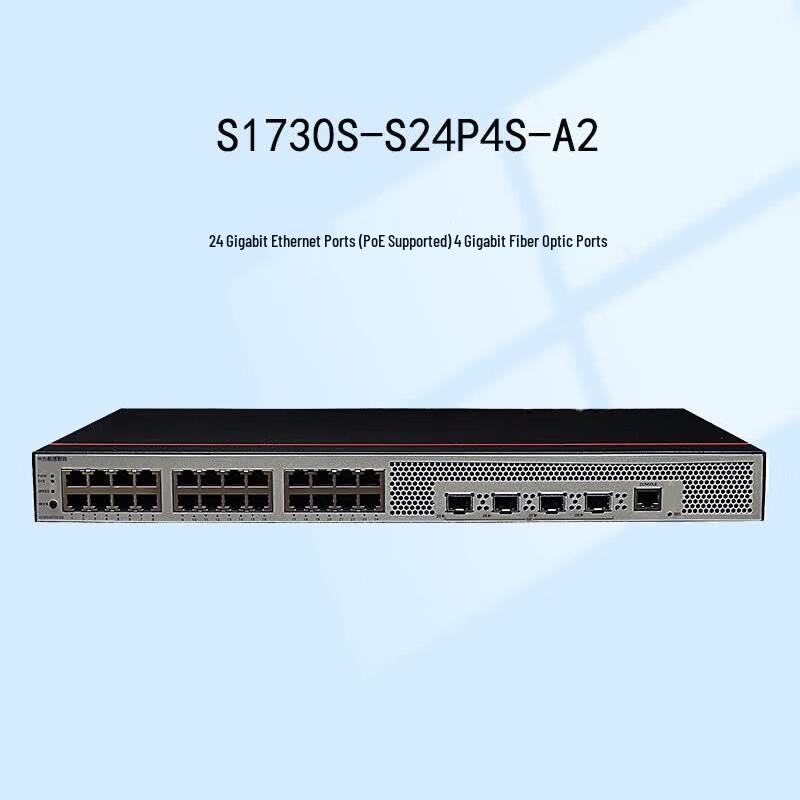 Huawei S1730S-S24P4S-A2 24-Port Gigabit Layer 2 POE Switch
Huawei S1730S-S24P4S-A2 24-Port Gigabit Layer 2 POE Switch