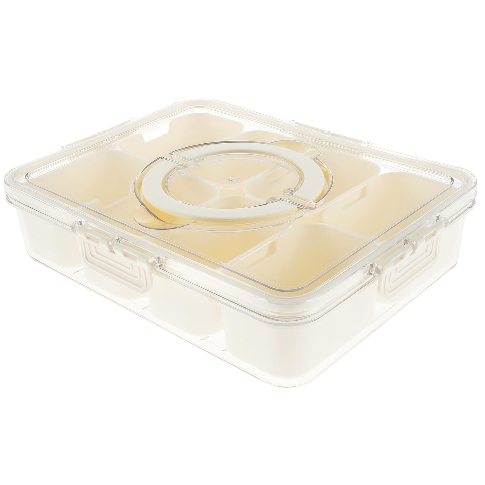 Divided Serving Tray with Handle 8 Compartments Snack Stoarge Box Portable Food Box for Sweets Candy Nuts Cookies Fruit Snacks
Divided Serving Tray with Handle 8 Compartments Snack Stoarge Box Portable Food Box for Sweets Candy Nuts Cookies Fruit Snacks