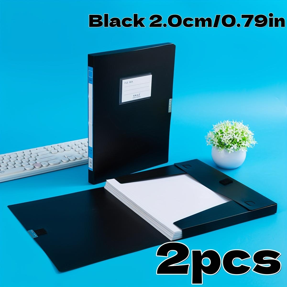 Set of 2 Thick A4 Plastic File Boxes for Storing Personnel And Financial Documents
Set of 2 Thick A4 Plastic File Boxes for Storing Personnel And Financial Documents