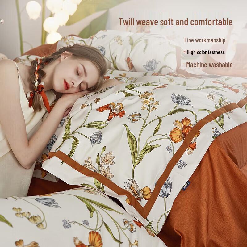 Dohia Французский стиль Полностью хлопковый 4-предметный комплект постельного белья для двуспальной кровати
Dohia Французский стиль Полностью хлопковый 4-предметный комплект постельного белья для двуспальной кровати