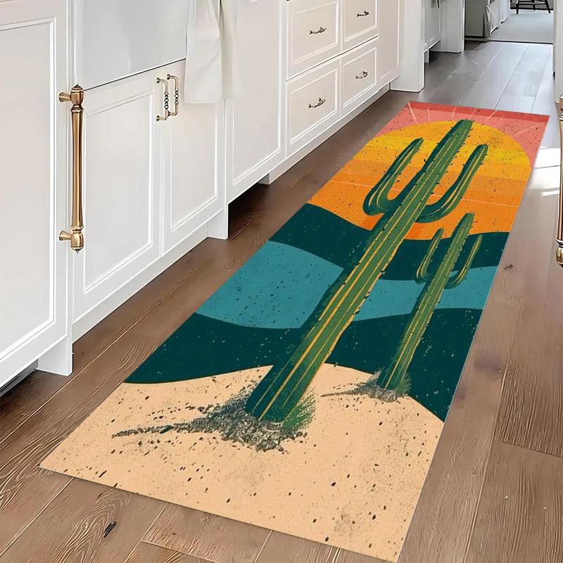 Western Landscape Cactus Pattern Runner Rug Modern Home Decor Hallway Carpet Soft Non-slip Mat for Corridor Living Room Bedroom 40X120CM
Western Landscape Cactus Pattern Runner Rug Modern Home Decor Hallway Carpet Soft Non-slip Mat for Corridor Living Room Bedroom 40X120CM