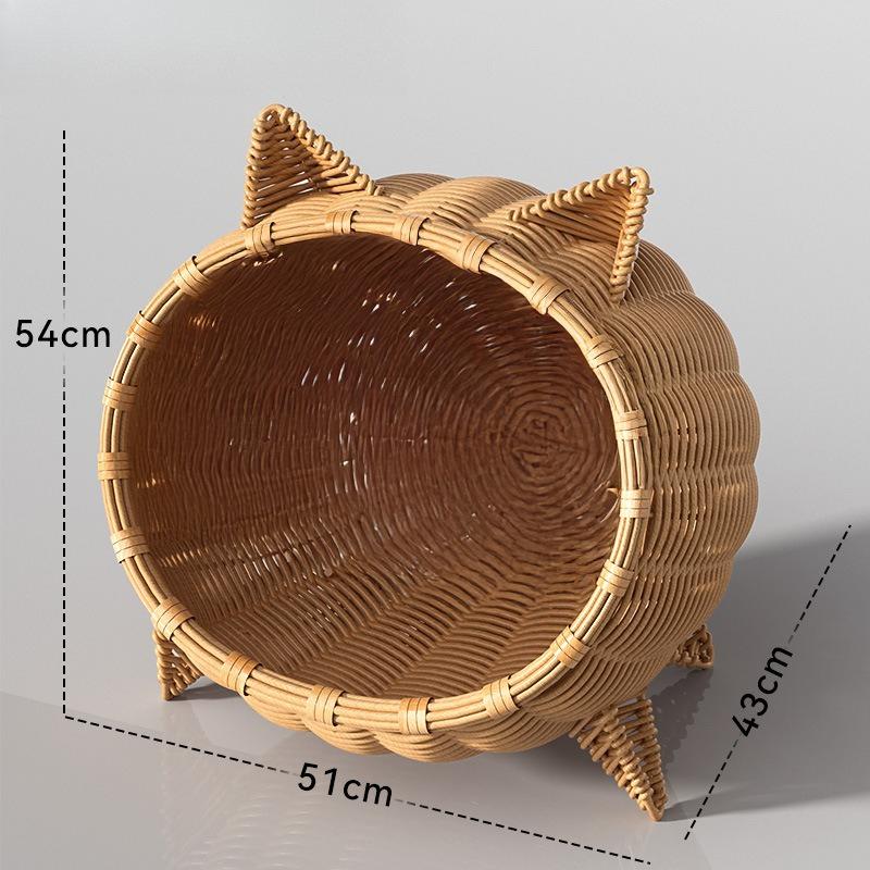 Vine Woven Cat Nest Bed House Hiding Semi Enclosed Cat Nesting Sleeping Moisture Proof Breathable Pet Nest Kitten Supplies
Vine Woven Cat Nest Bed House Hiding Semi Enclosed Cat Nesting Sleeping Moisture Proof Breathable Pet Nest Kitten Supplies