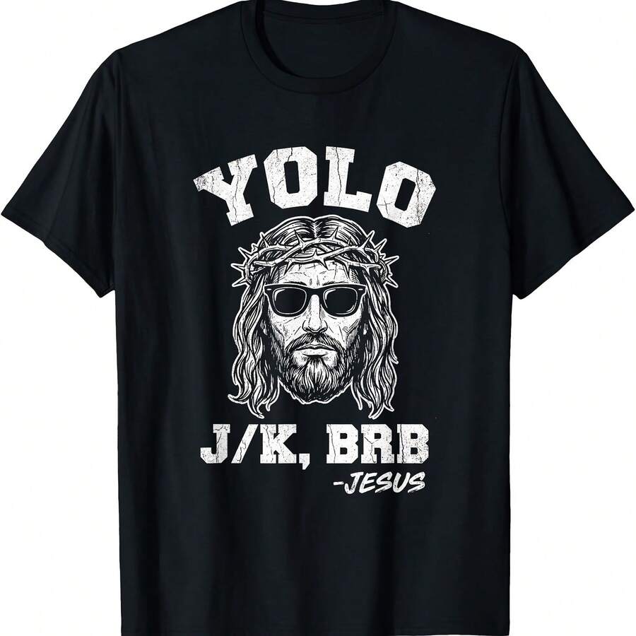 YOLO JK BRB Funny Jesus Resurrection Humor Graphic TShirtUnisexs Code Geass Short Sleeve TShirt 4XL
YOLO JK BRB Funny Jesus Resurrection Humor Graphic TShirtUnisexs Code Geass Short Sleeve TShirt 4XL