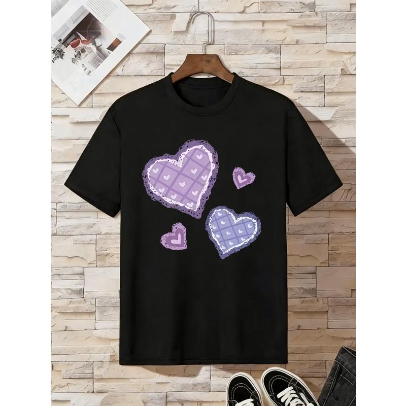 European Size Childrens Crew-neck Short-sleeved T-shirt with Heart Pattern Print 98cm чёрный
European Size Childrens Crew-neck Short-sleeved T-shirt with Heart Pattern Print 98cm чёрный