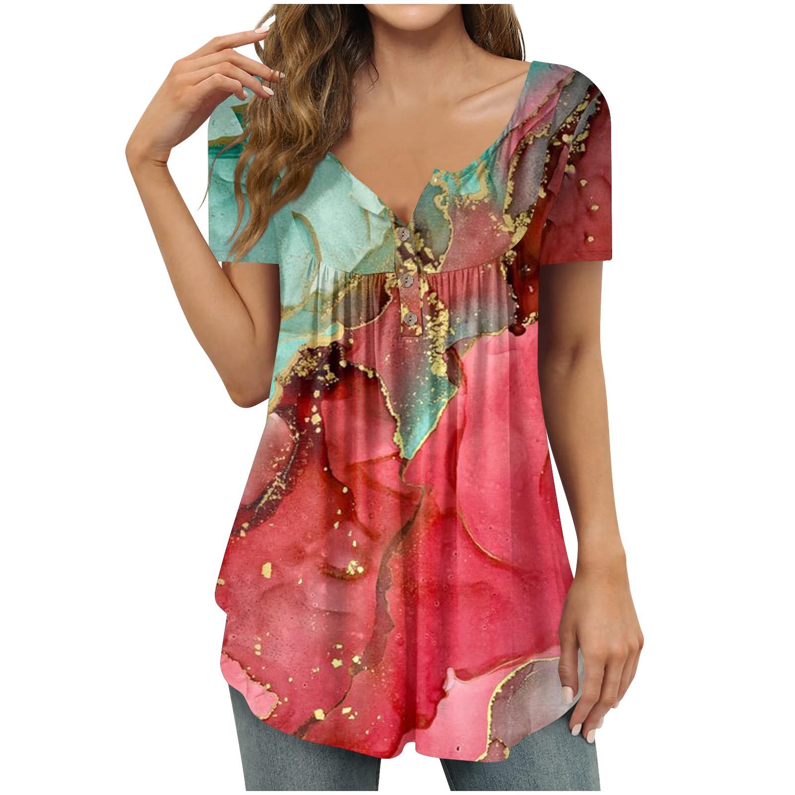 Women s Fashion Floral Printing Pleated Sleeveless Casual T-shirt Vest Button Top XXXXL
Women s Fashion Floral Printing Pleated Sleeveless Casual T-shirt Vest Button Top XXXXL