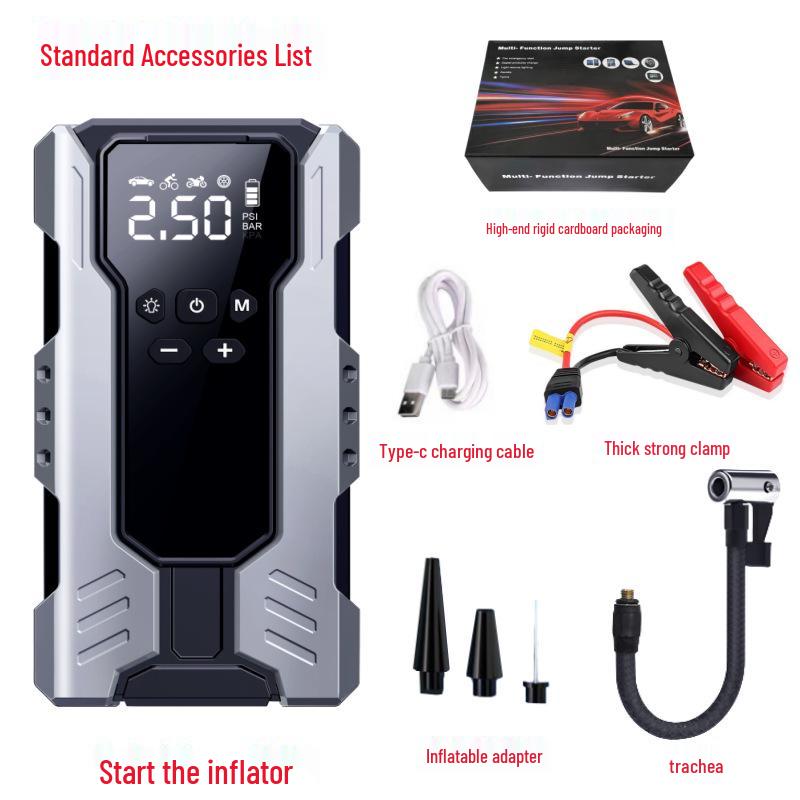 Многофункциональный автомобильный пусковое устройство и насос с огнивом
Многофункциональный автомобильный пусковое устройство и насос с огнивом