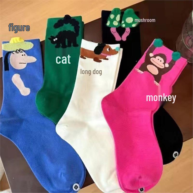 Trendy Spring Women s Mid-Calf Socks - Cute, Versatile, Fashionable, and Sweat-Absorbing Design. Long Dog
Trendy Spring Women s Mid-Calf Socks - Cute, Versatile, Fashionable, and Sweat-Absorbing Design. Long Dog