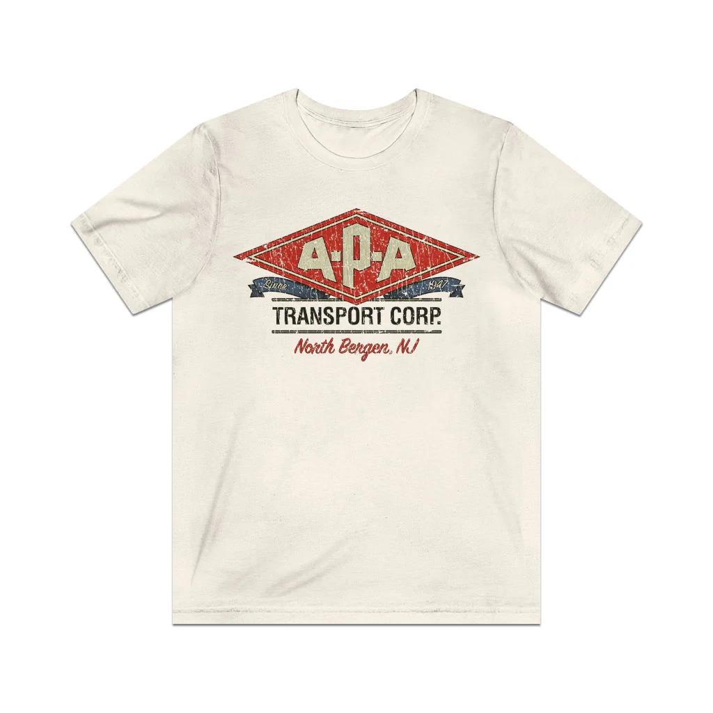 A-P-A Transport Corp. Мужская футболка винтаж 1947 года S
A-P-A Transport Corp. Мужская футболка винтаж 1947 года S