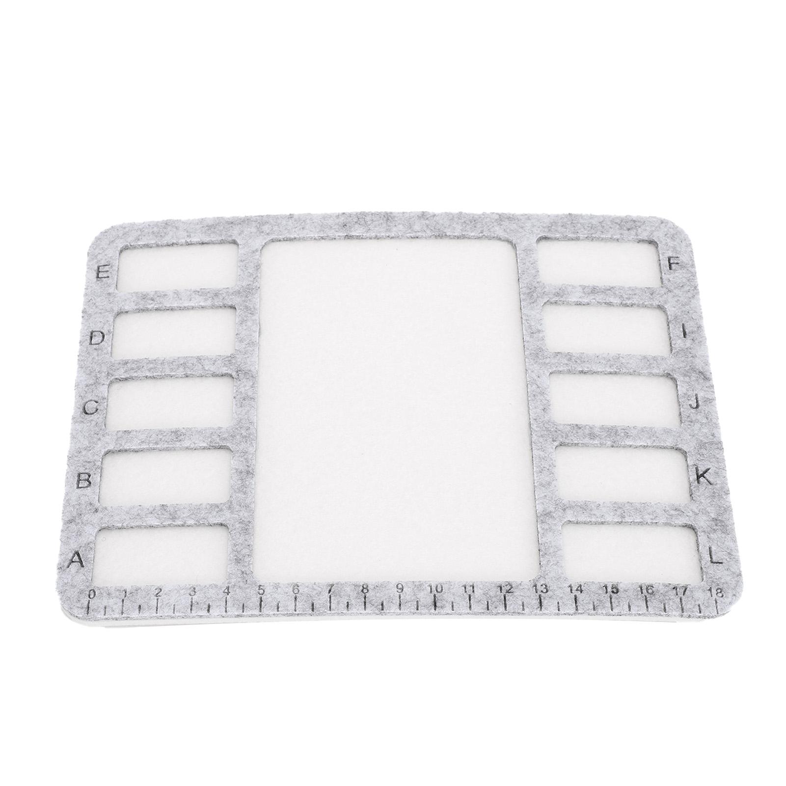 3PCS Rectangle Bd Mat Felt Bding Tray with Centimeter NaAlphabetic Scale for Art Crafts Jewelry Making Bd Supplies
3PCS Rectangle Bd Mat Felt Bding Tray with Centimeter NaAlphabetic Scale for Art Crafts Jewelry Making Bd Supplies