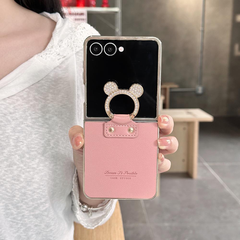 Glitter Ring Holder Cute Leather Case For Samsung Galaxy Z Flip 7 6 5 4 7FE Flip7 Flip6 Flip5 Skin Feeling Shockproof Back Cover Galaxy Z Flip7 розовый
Glitter Ring Holder Cute Leather Case For Samsung Galaxy Z Flip 7 6 5 4 7FE Flip7 Flip6 Flip5 Skin Feeling Shockproof Back Cover Galaxy Z Flip7 розовый