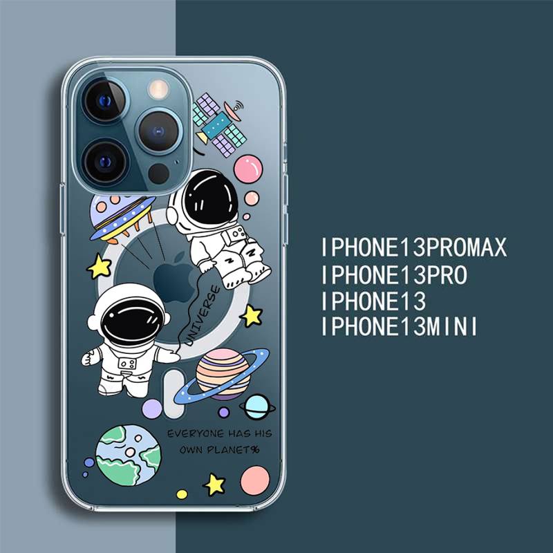 Милый чехол для телефона с рисунком космонавта, прозрачный магнитный магнит Magsafe для iPhone 13 12 11 Pro Max Mini, чехол для беспроводной зарядки iphone 13 pro max
Милый чехол для телефона с рисунком космонавта, прозрачный магнитный магнит Magsafe для iPhone 13 12 11 Pro Max Mini, чехол для беспроводной зарядки iphone 13 pro max