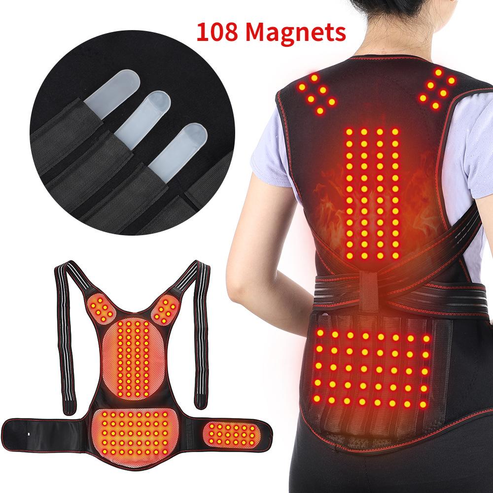 Durable And Safe 108/128 Magnets Belt Self-Heating Therapy Belt Protector Relieve Shoulder Soreness Warm Back Shoulder Vest Back Braces M
Durable And Safe 108/128 Magnets Belt Self-Heating Therapy Belt Protector Relieve Shoulder Soreness Warm Back Shoulder Vest Back Braces M