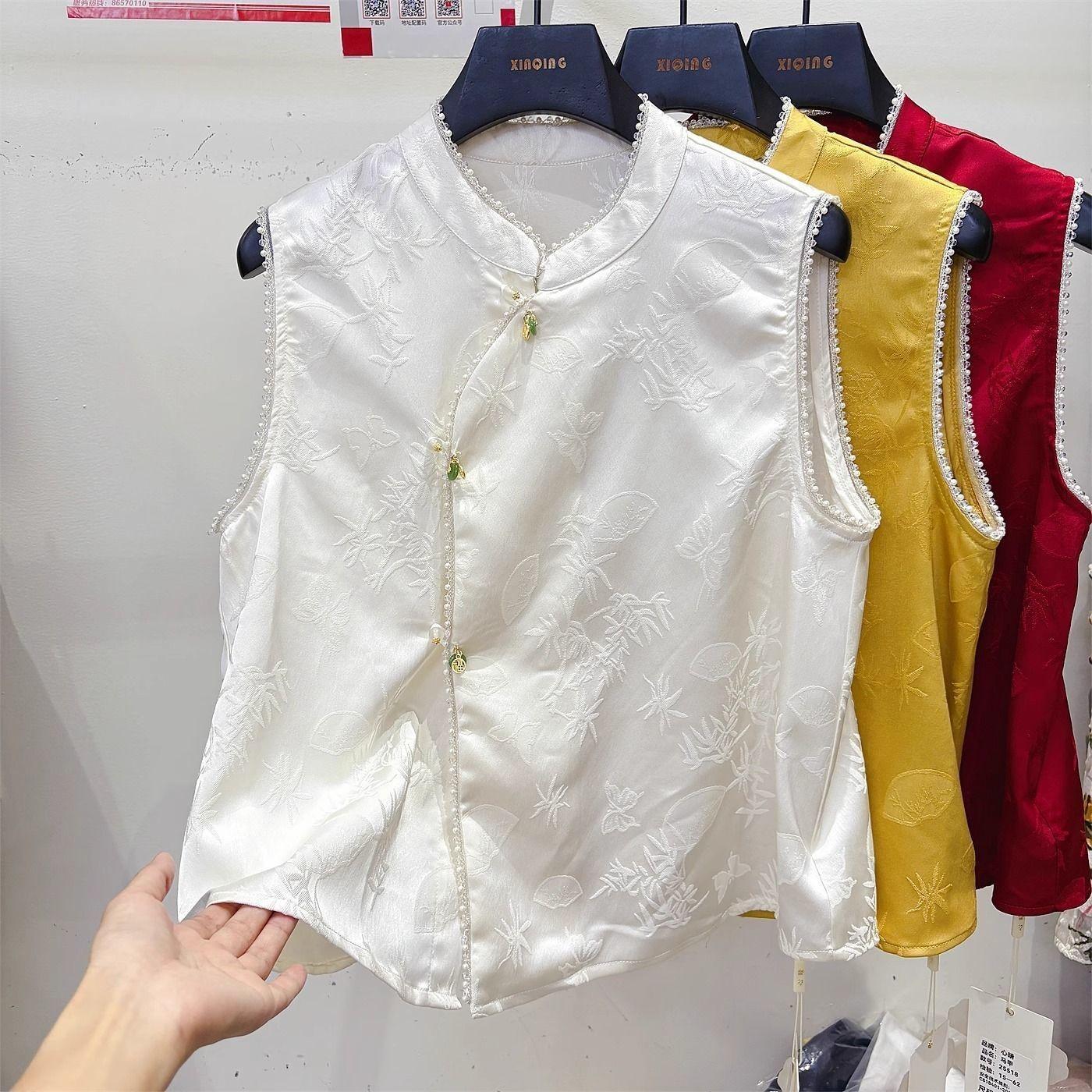 Ежегодный топ роскошный высококлассный жилет без рукавов с бисером лето новый уникальный красивый антикварный женский 3XL (138-75kg recommended)
Ежегодный топ роскошный высококлассный жилет без рукавов с бисером лето новый уникальный красивый антикварный женский 3XL (138-75kg recommended)