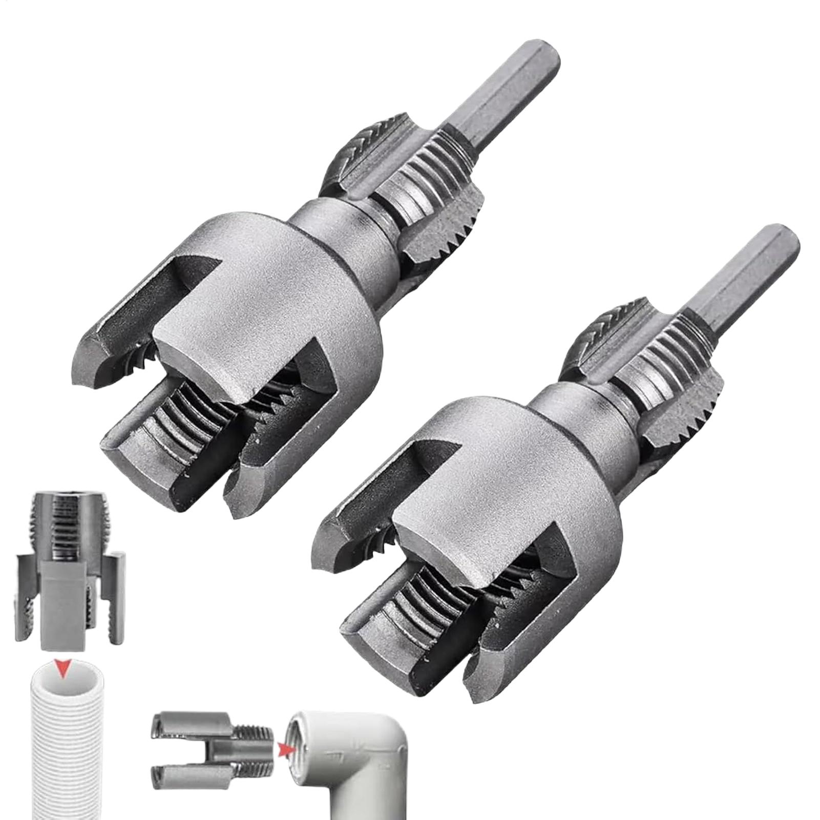 Integrated Internal And External Pipe Thread Cutting Tool 1/2 & 3/4 Water Pipes Threader Kit PPR PVC Pipe Threader Kit CN
Integrated Internal And External Pipe Thread Cutting Tool 1/2 & 3/4 Water Pipes Threader Kit PPR PVC Pipe Threader Kit CN