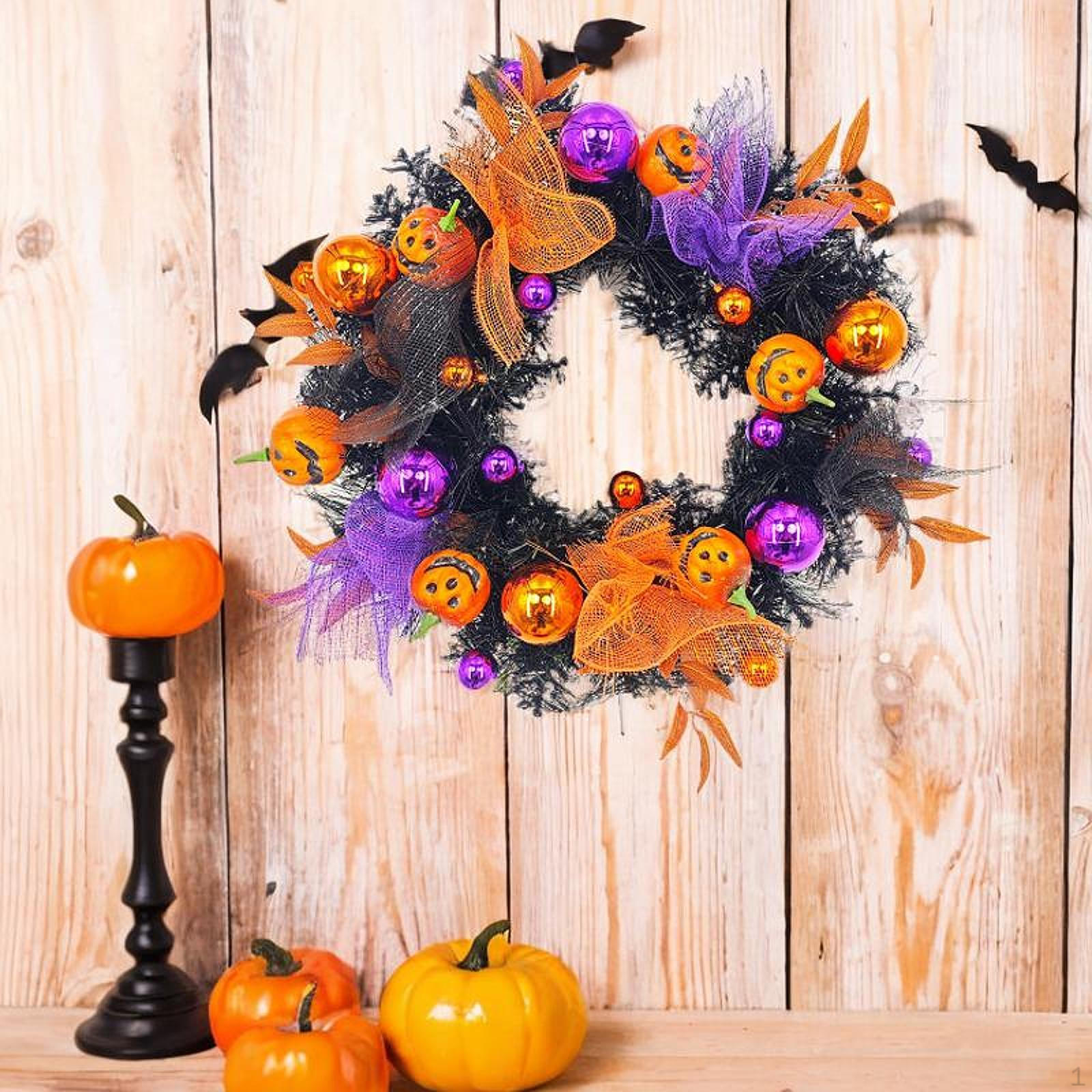 Pumpkin Halloween Wreath Wall Hanging Ornament 50cm Diameter Decorative Fall Artificial
Pumpkin Halloween Wreath Wall Hanging Ornament 50cm Diameter Decorative Fall Artificial